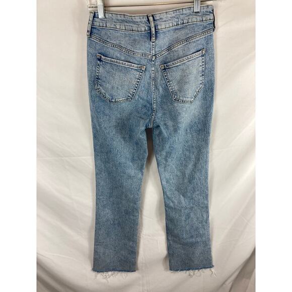 Old Navy Extra High Rise Kicker Boot Cut Jeans Size 0 - Picture 6 of 6